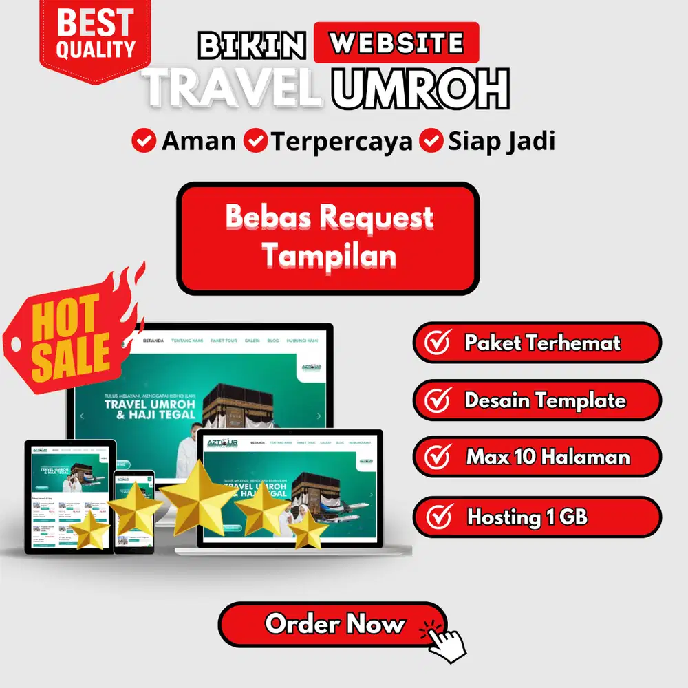 Bikin Website Travel Umroh Profesional