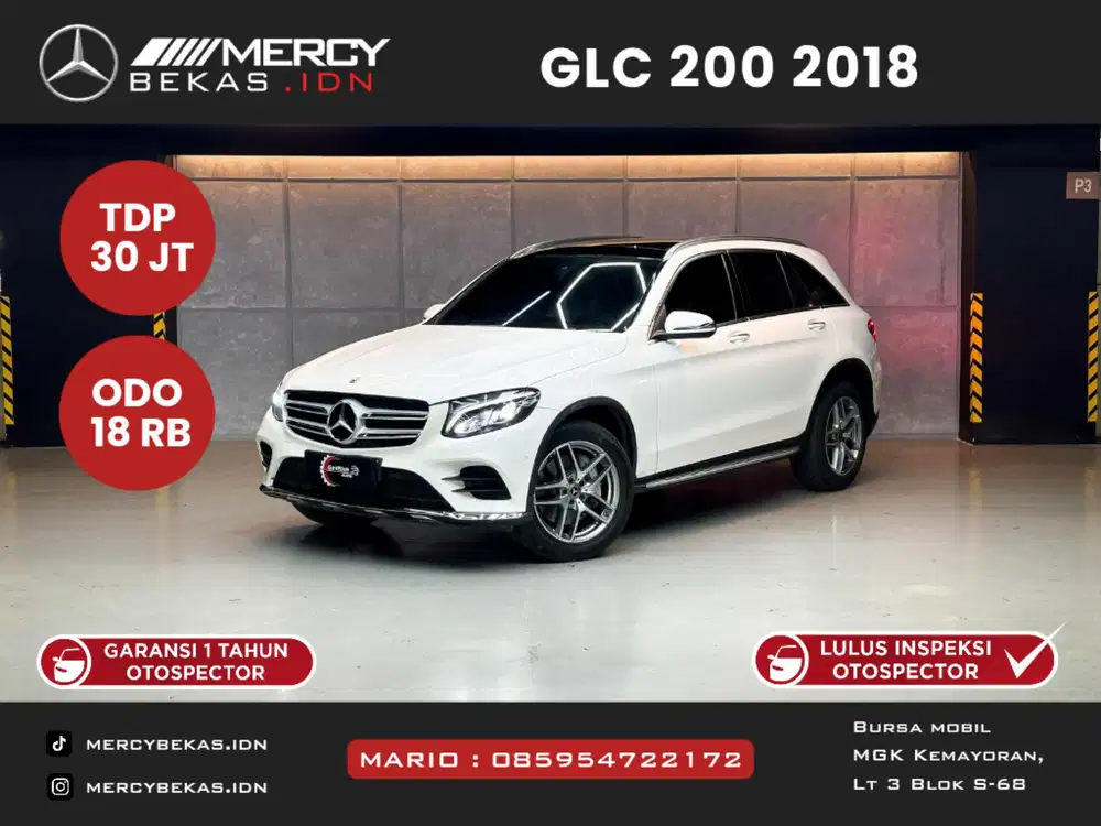 [ LOW ODO ] MERCEDES BENZ GLC 200 2018
