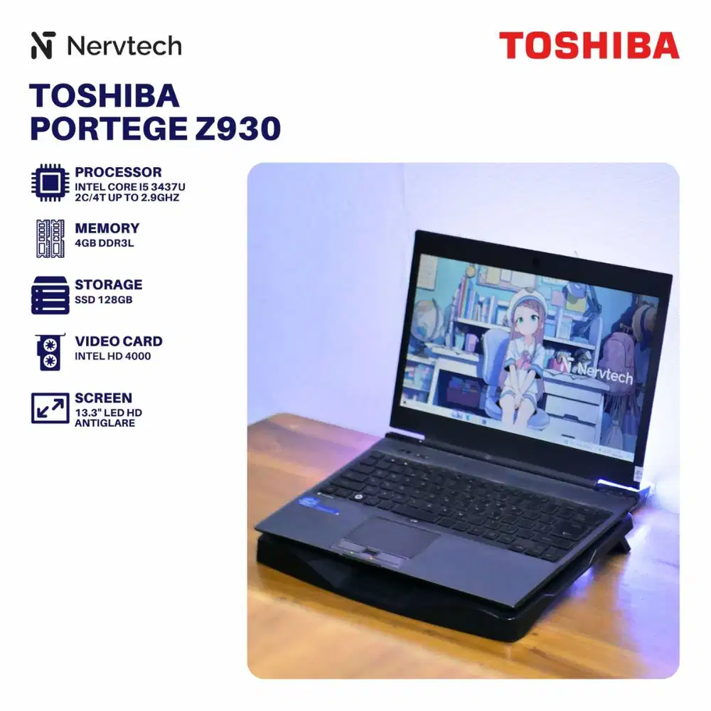 Toshiba Portege Z930 Core i5 3437 Gen 3 4GB/128GB Ultrabook Laptop