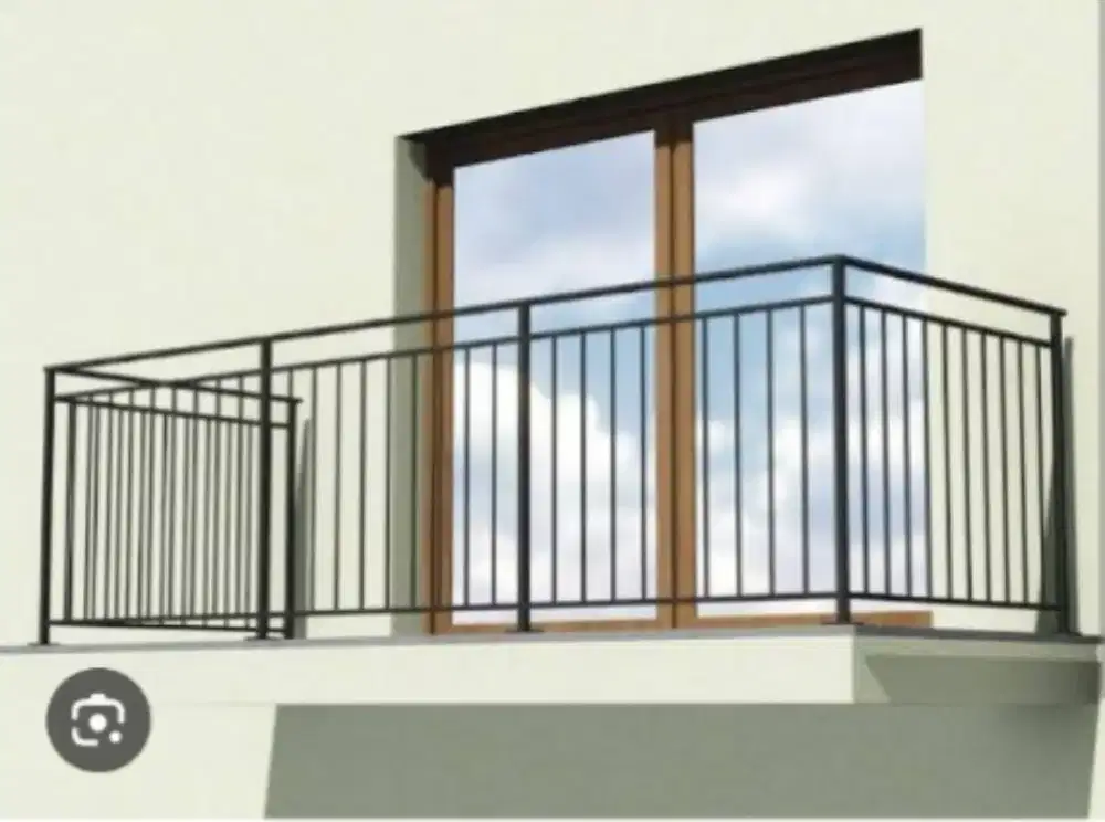 Pagar besi minimalis