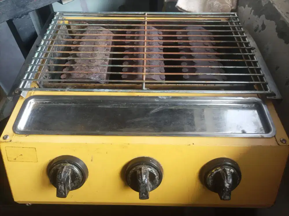 Kompor Panggang Bakar Sate Sosis DMC 3 Tungku