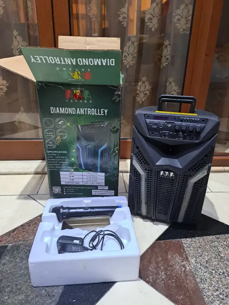 Speaker bluetooth diamond antrolley