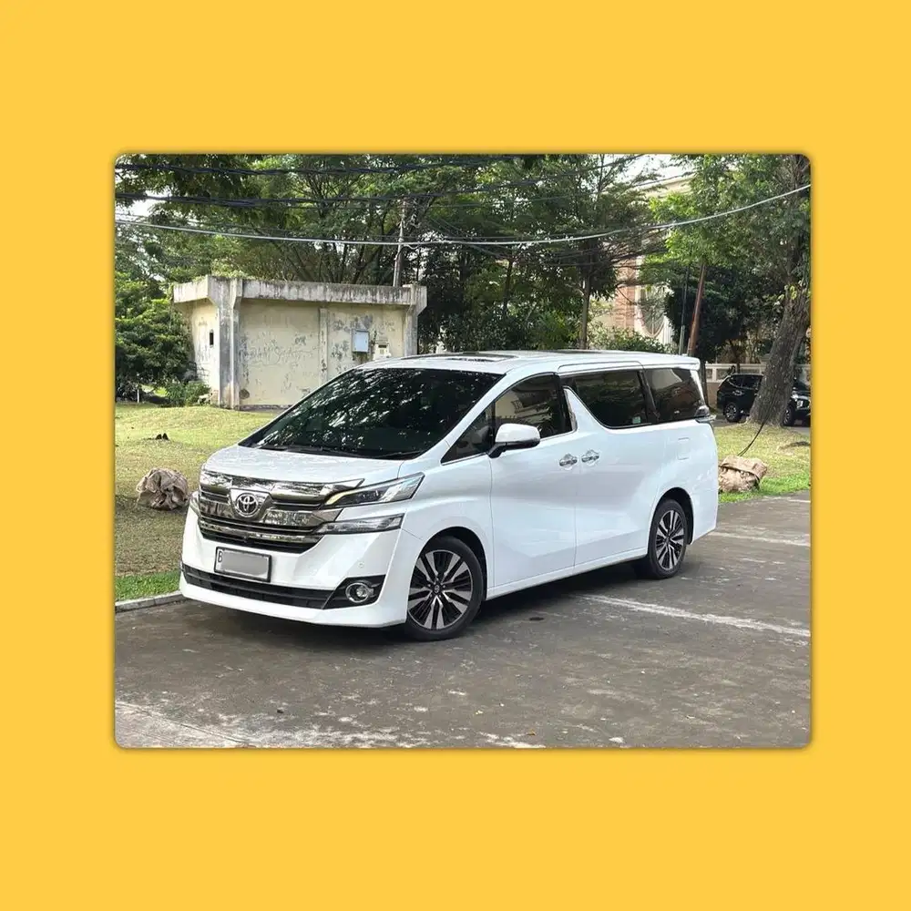 Toyota Vellfire G ATPM 2.5 2018 Putih