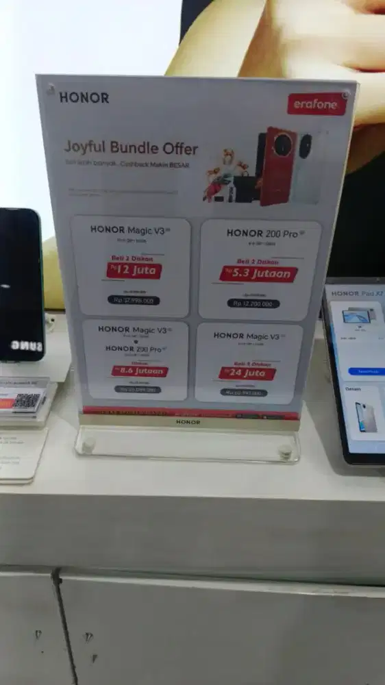 Honor 200 5 G and magic v3 promo bundling