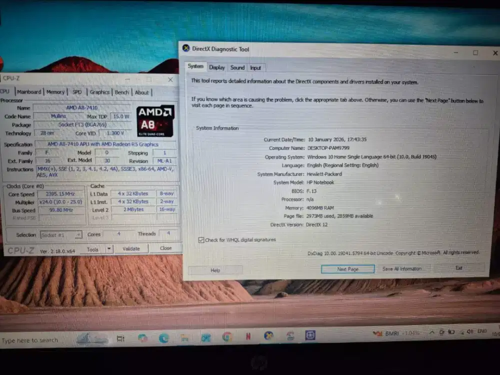 Laptop HP 14 an002ax