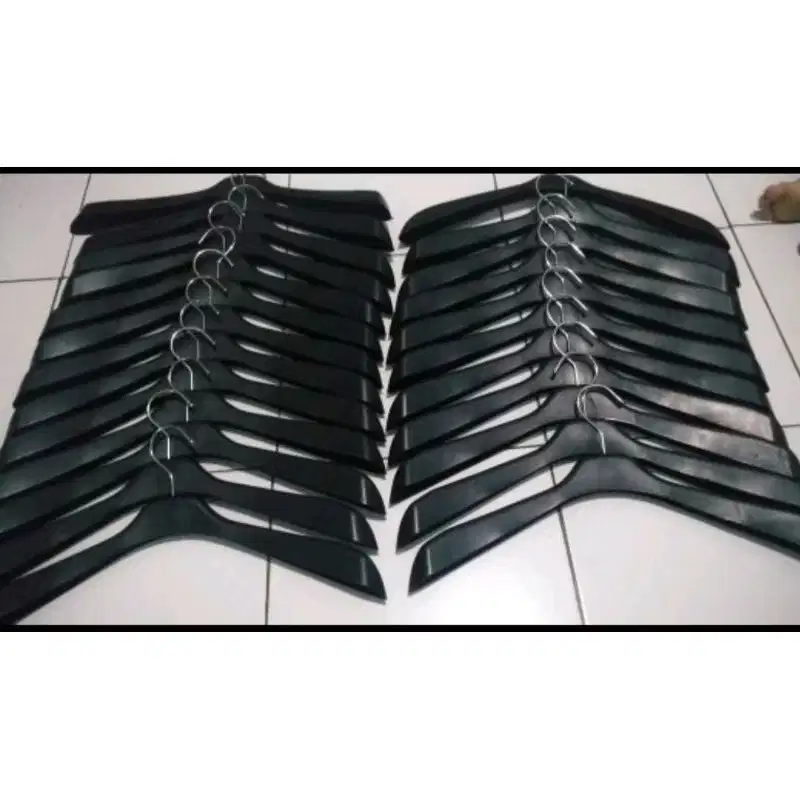 Hanger plastik distro hitam(dewasa)