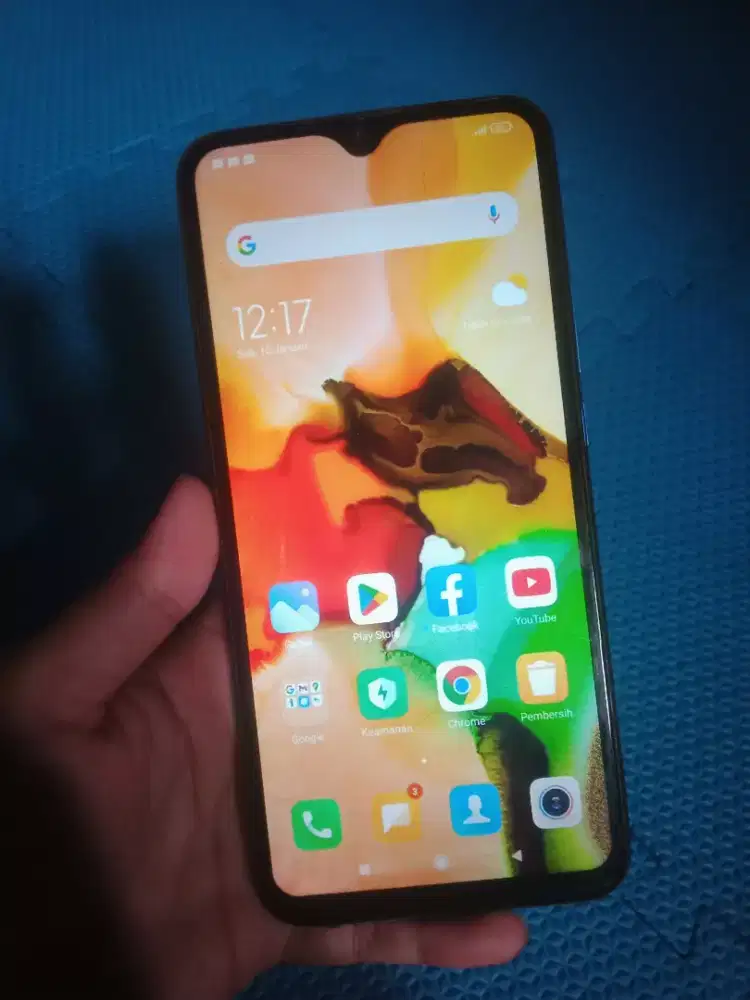 Redmi 9 ram 4+1/64 normal minus kesing kurang mulus. Batangan .