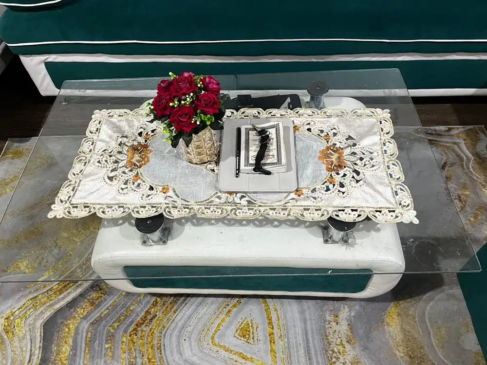 Sofa set bekas hijau emerald