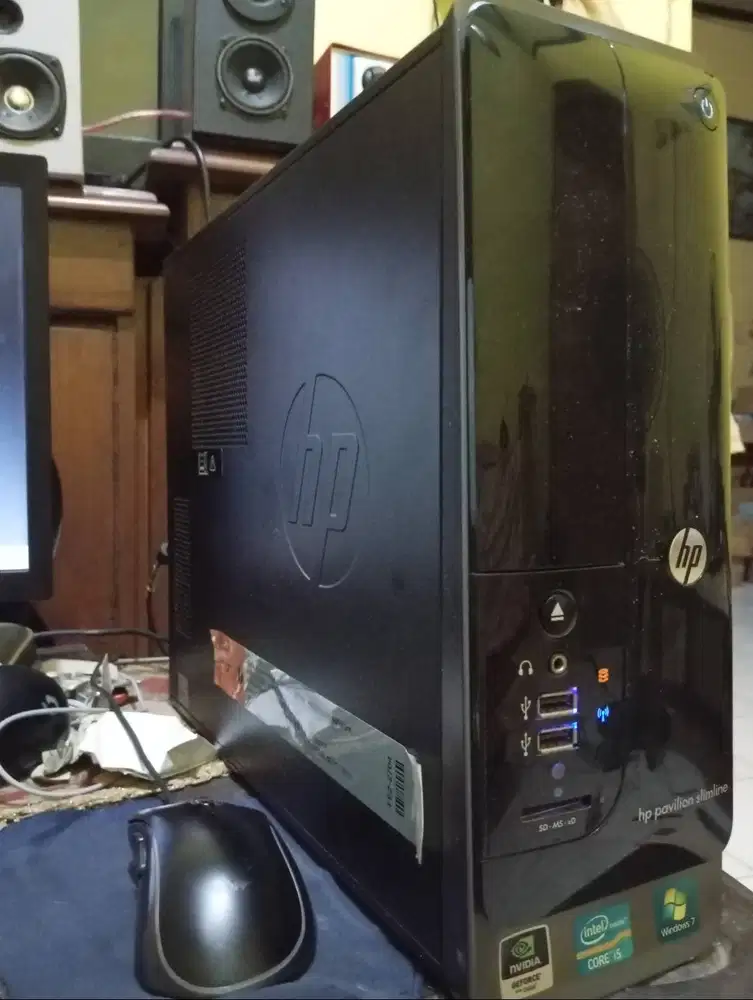 Komputer PC SFF HP Slimline S5 i5-2500 SSD 128 GB RAM 6 GB VGA NVIDIA