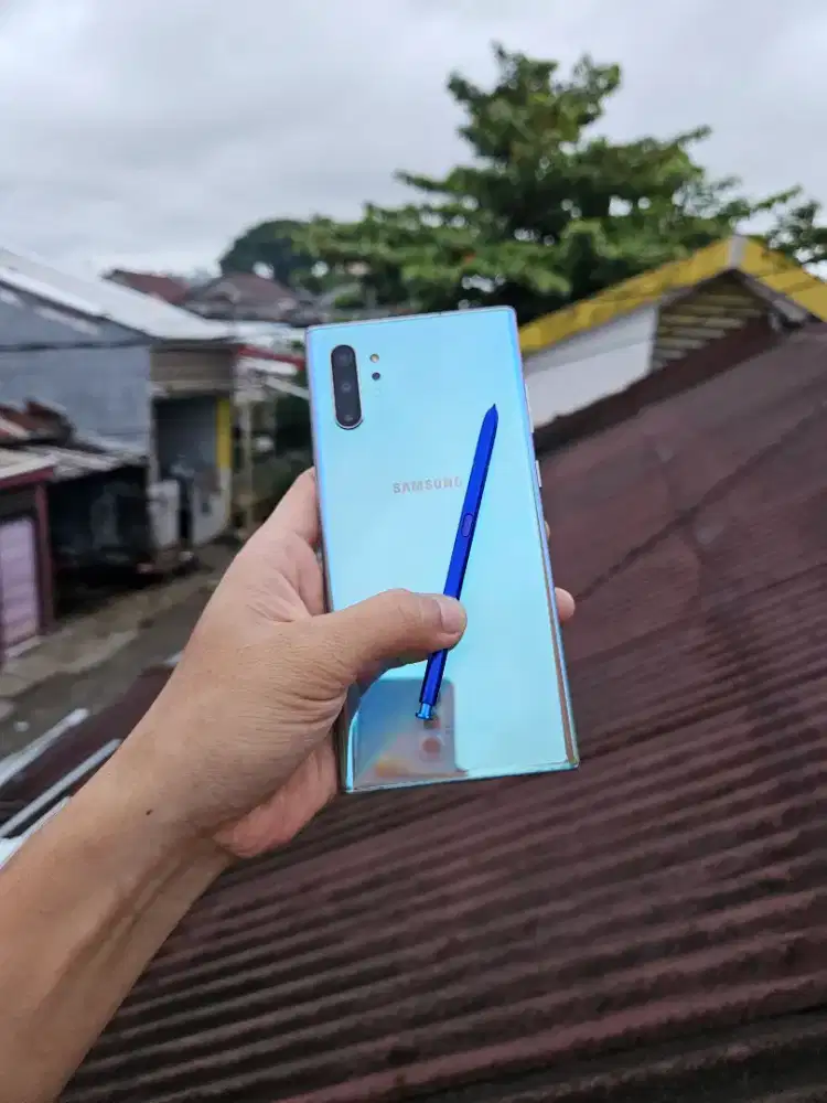 SAMSUNG NOTE 10+ 12/256GB AURA GLOW RESMI SEIN MULUS 99%