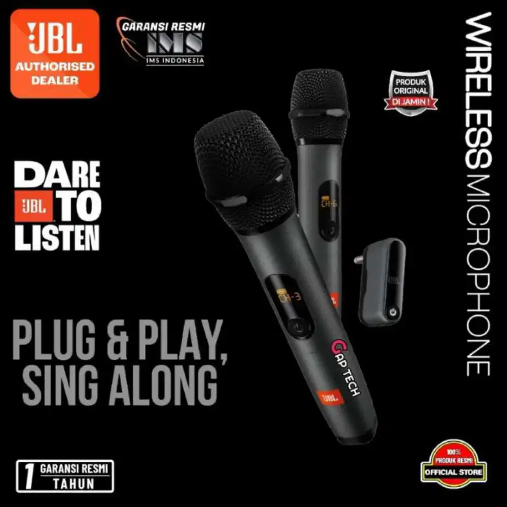 microphone wireless jbl