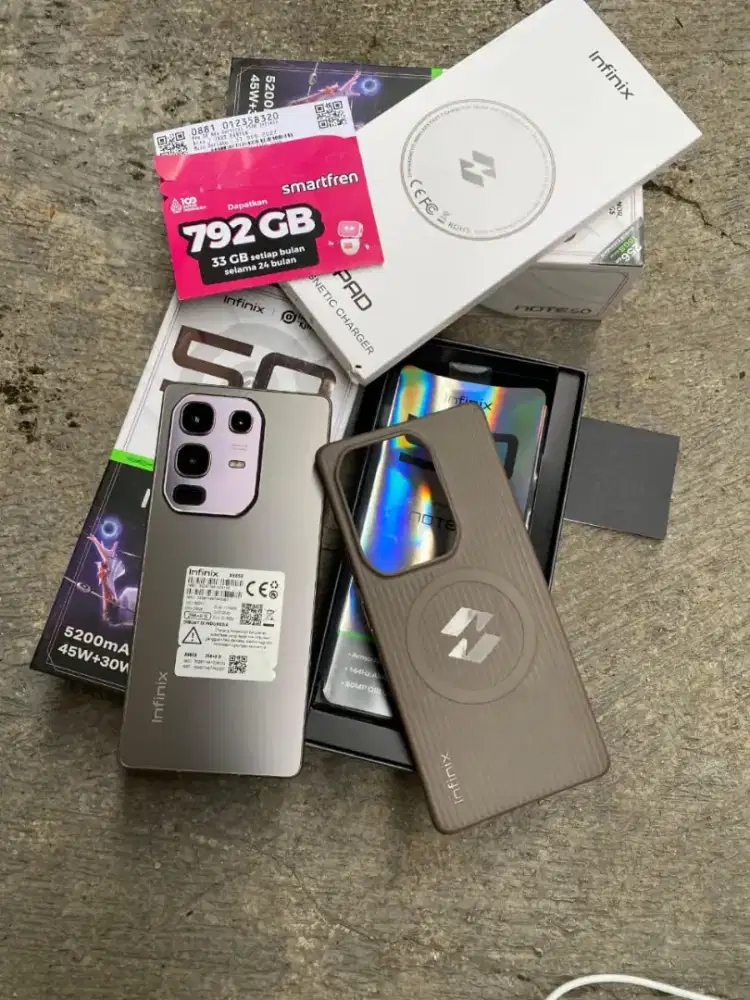 Infinix Note 50 16/256 Fullset Ori + Wireles STABIL OIS