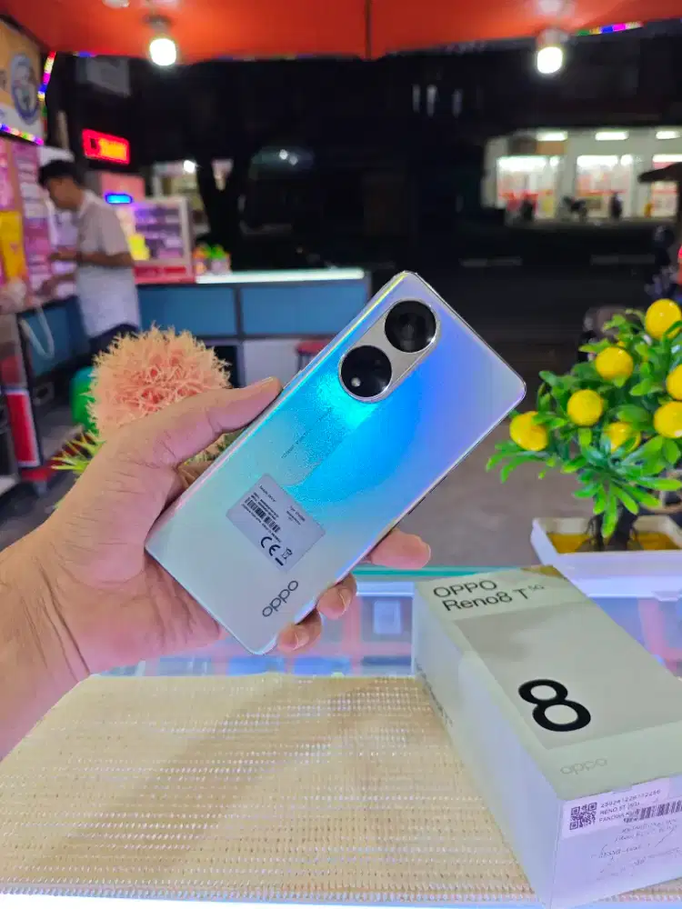 Oppo Reno 8T 5G Ram 8+8Gb/ 256Gb Fullset Mulus Original 100% Brgaransi