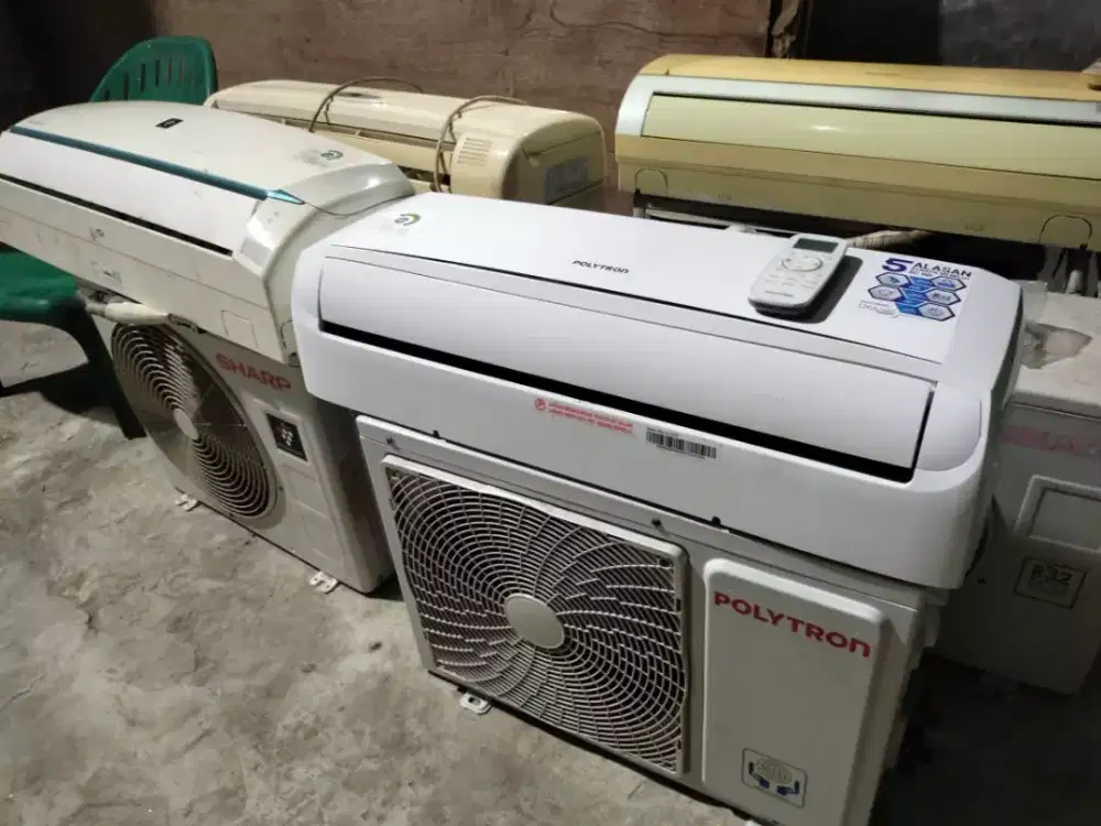 Tampung AC bekas dan rusak