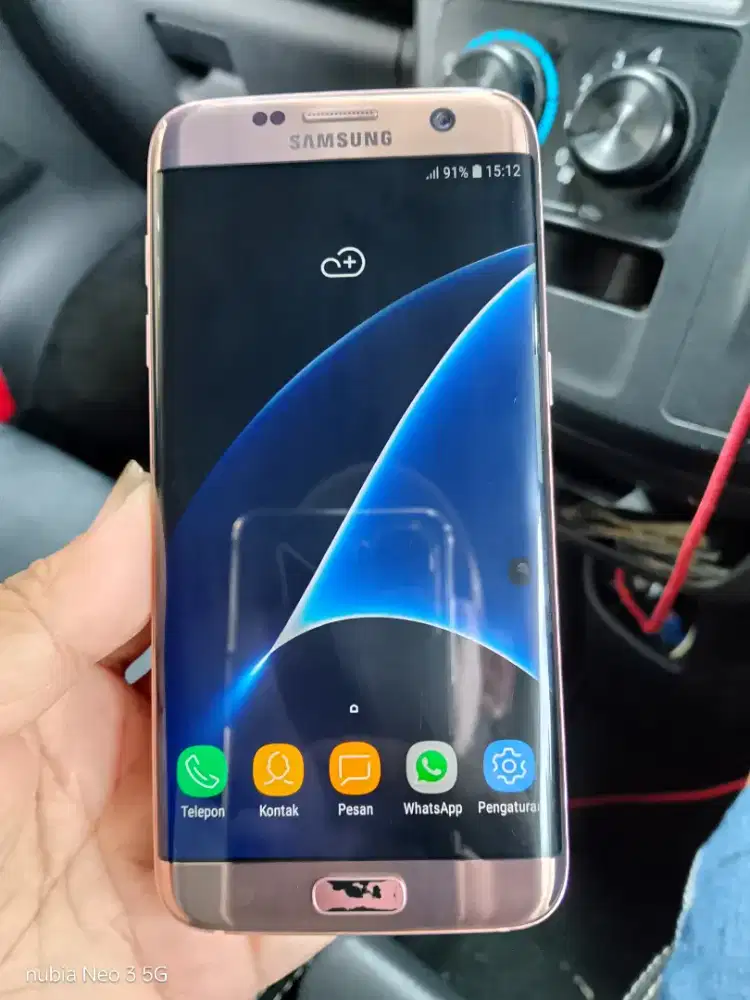 Samsung s7 edge rose gold tt/bt