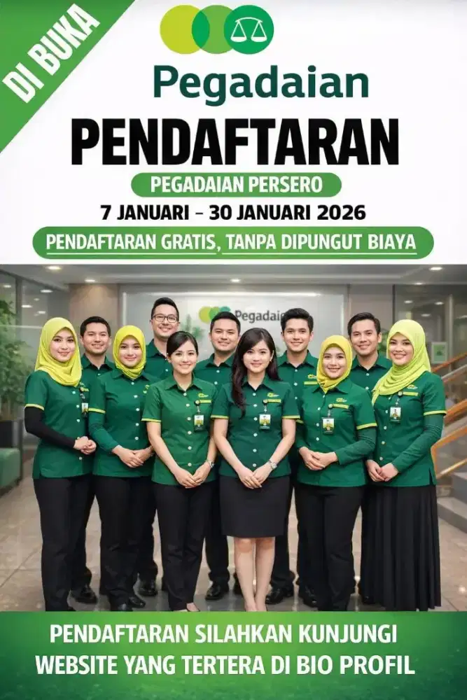 Lowongan kerja PENGADAIAN