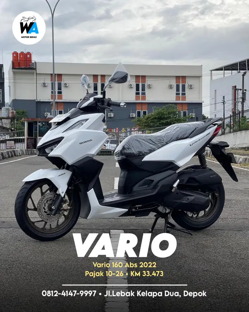 DP 500 Cash/Kredit Honda Vario 160 Abs 2022