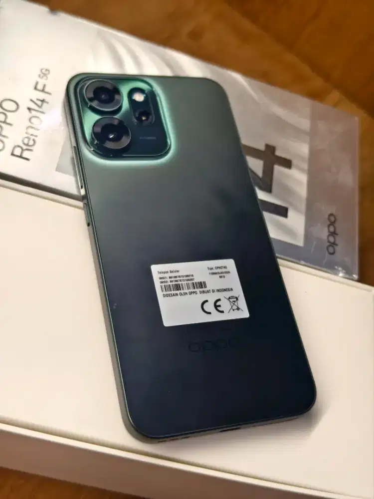 Oppo reno 14F 5g 8/256 second beli 1 bulan ( ada nota )