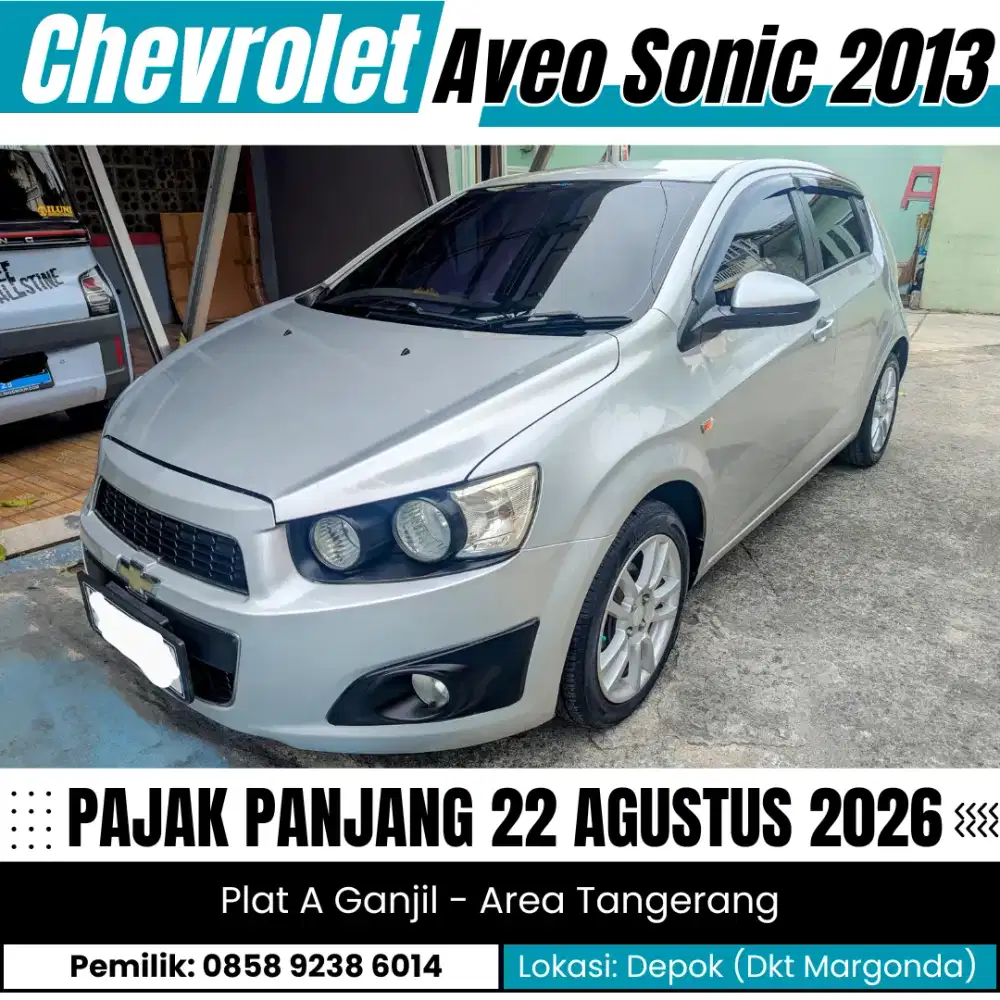 Chevrolet Aveo Sonic 2013 Ganteng & Terawat