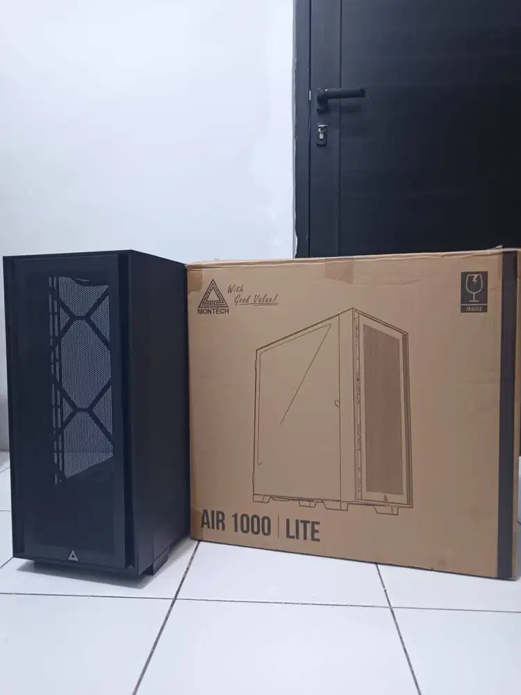 Dijual Casing MONTECH AIR 1000 LITE Black - Nego Halus