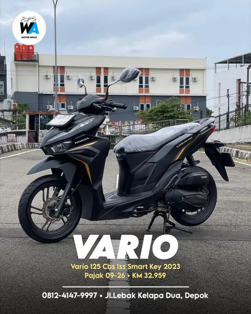 Cash/Kredit Honda Vario 125 Cbs Iss Keyless Tahun 2023