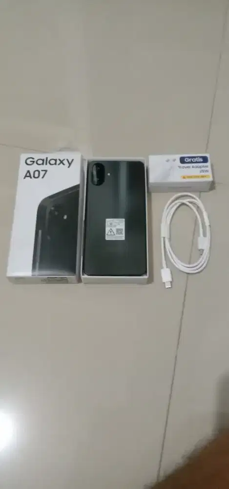 SAMSUNG A07 RAM 8/256GB FULLSET MULUS ORI BERGARANSI