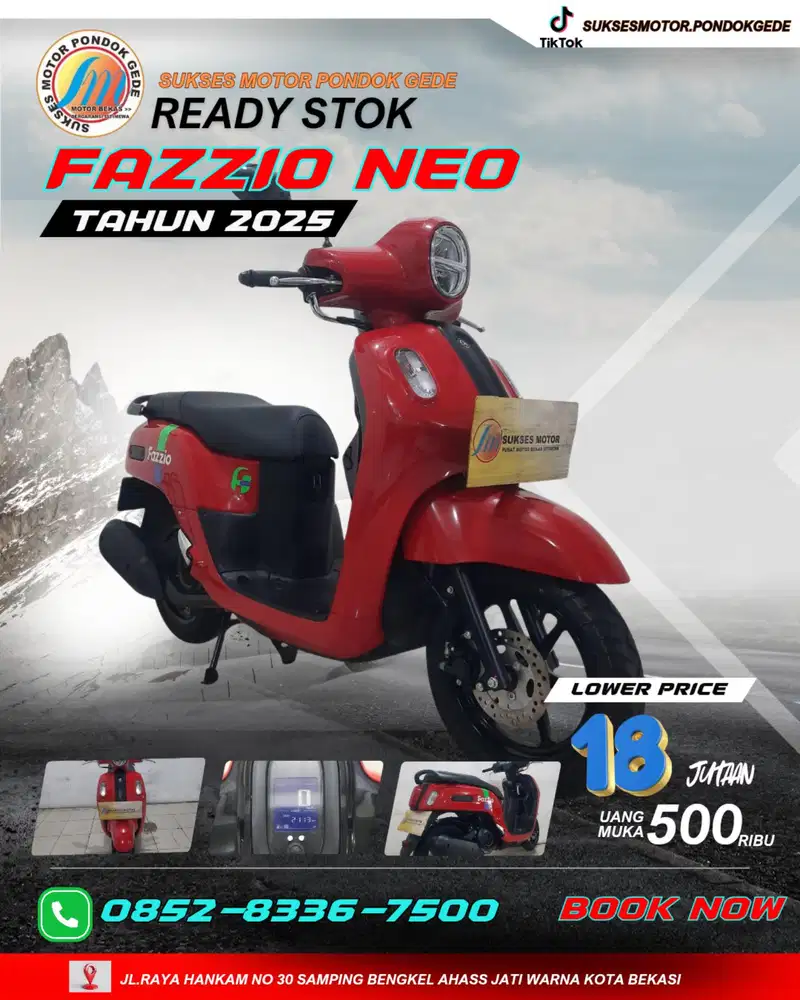 DP 500 RIBU YAMAHA FAZZIO NEO HYBRID TAHUN 2025