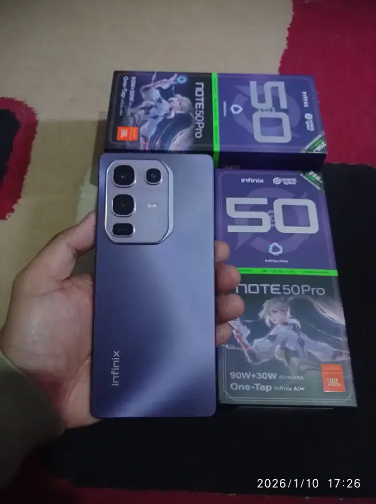 BISMILLAH INFINIX NOTE 50 PRO RAM 8/256 FULSET MULUS