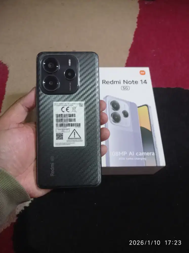 BISMILLAH REDMI NOTE 14 5G RAM 8/256 FULSET MULUS