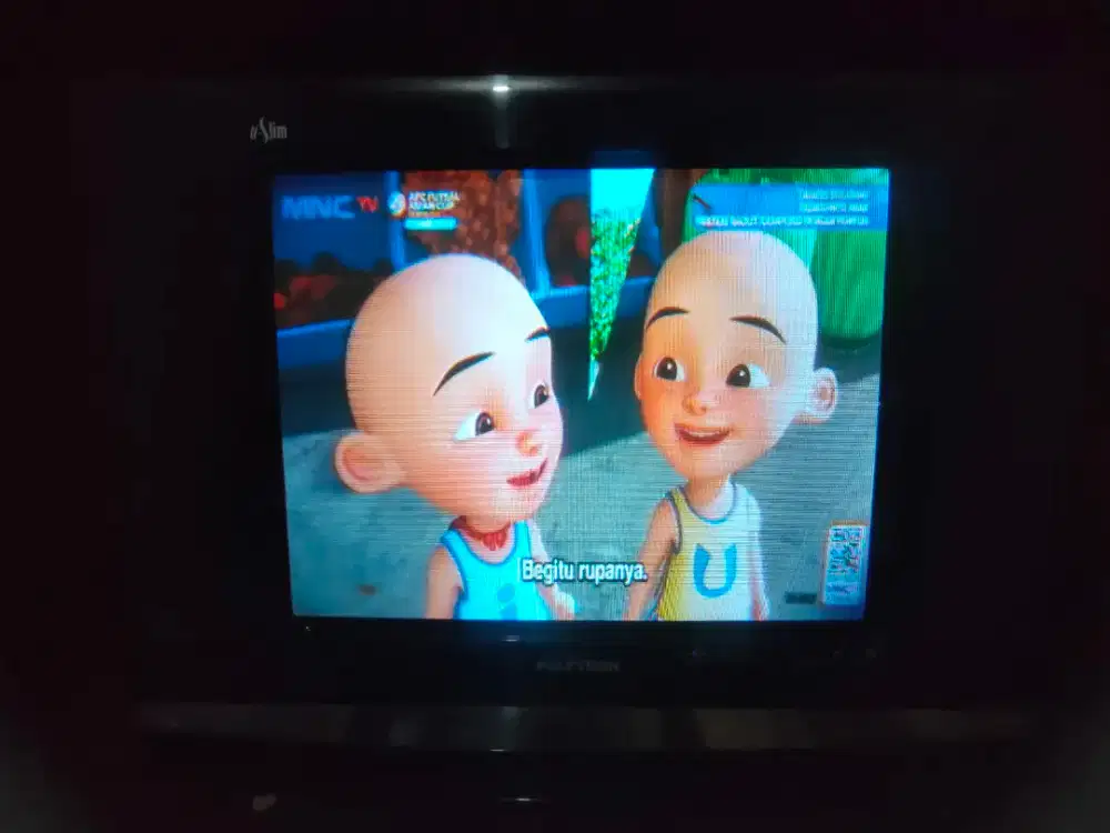 Tv tabung 21 in, merk polytron