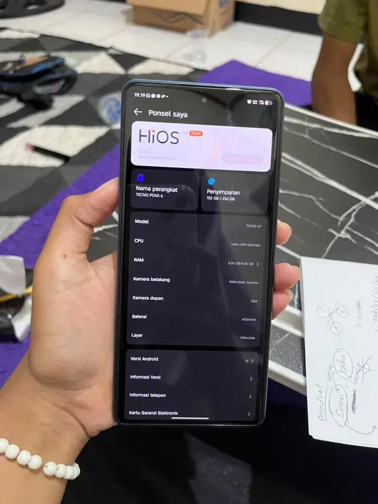 Tecno pova 6 ram 8+8