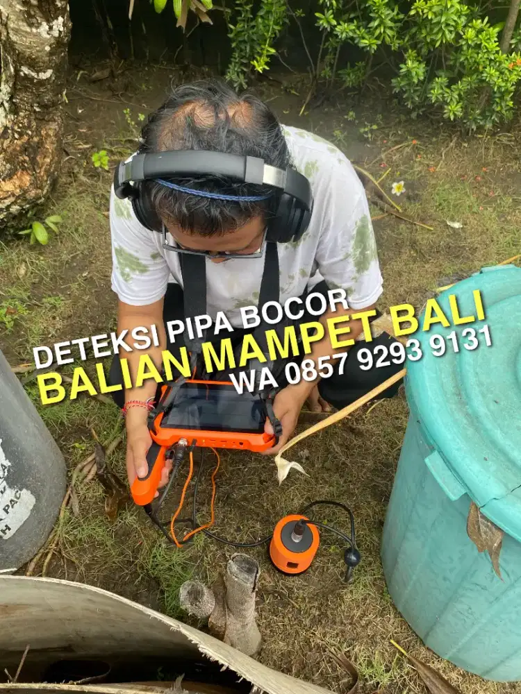DETEKSI PIPA BOCOR & MENCARI SEPITENG - KURAS SEDOT WC & TUKANG MAMPET
