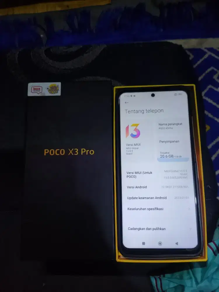 POCO X3 PRO ISTIMEWA 6/128 FULLSET