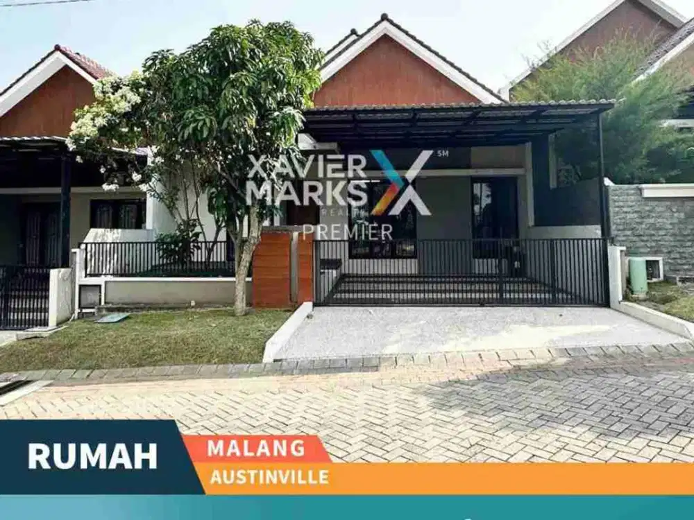 DISEWAKAN Rumah Modern Minimalis Semi Furnish di Austinville, Malang