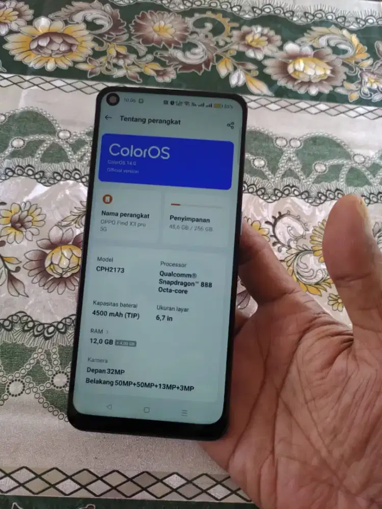 oppo find x3 pro 5G 12/256 gb