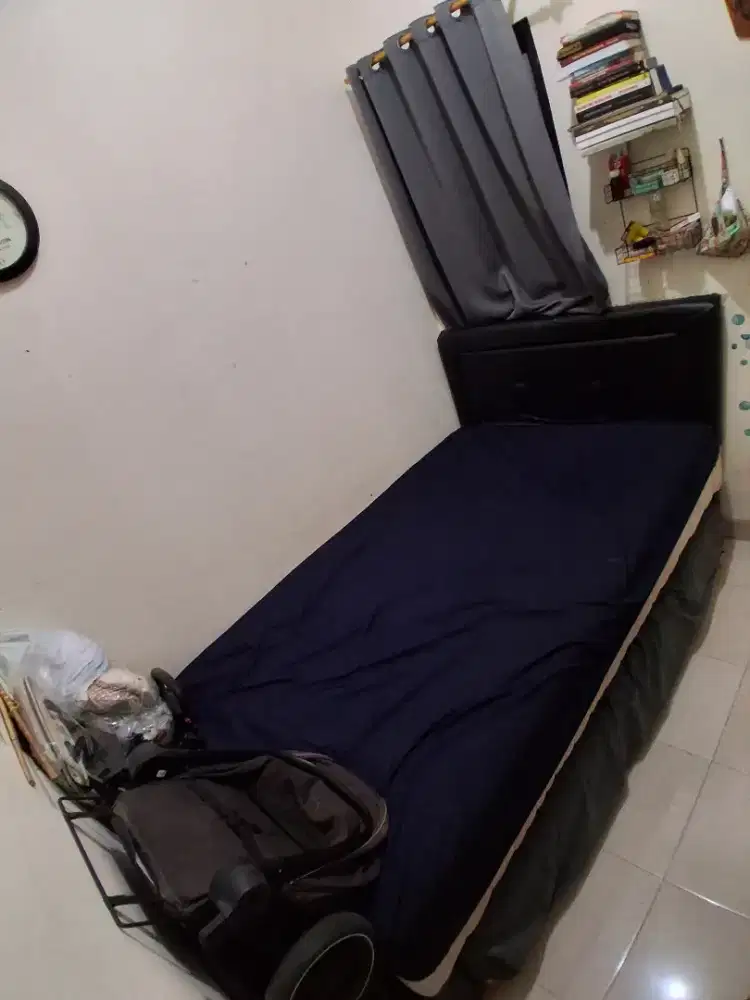 Dipan+Kasur Semi Latex 120x200 Atas Bawah