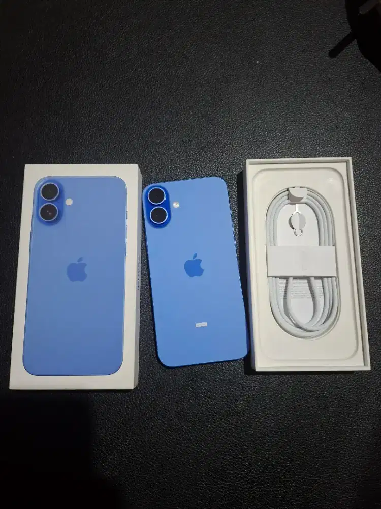 Iphone 16 olus 128gb Ultramarine Garansi resmi ibox