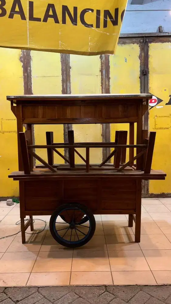 JUAL BEKAS GEROBAK ANGKRINGAN MULUS