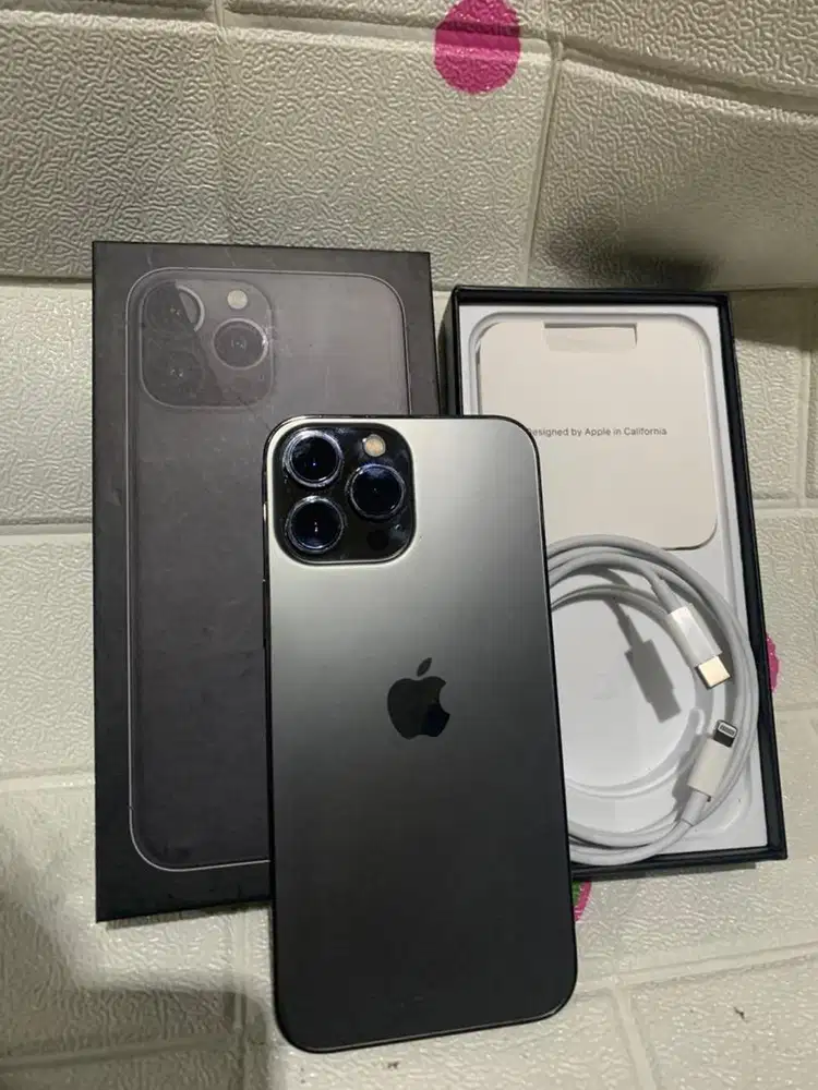 Iphone 13promax 256gb inter warna graphite