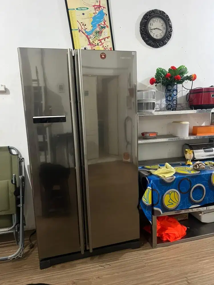 Kulkas samsung side by side normal