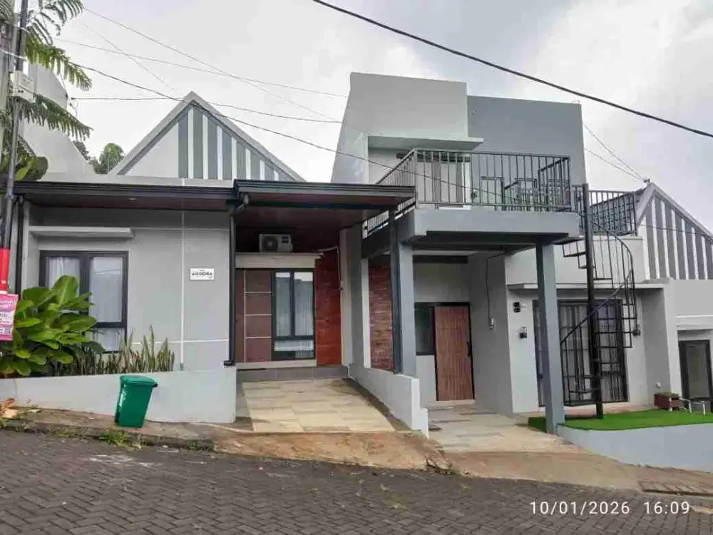 villa 1 lantai view pegunungan