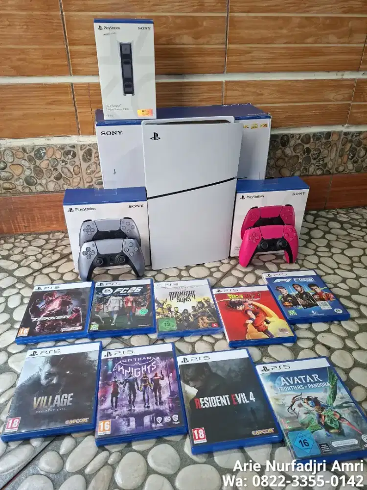 PS5 SLIM DISK SSD 1TB FULLSET BISA TUKER TAMBAH