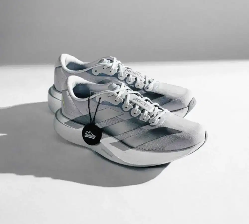 Dijual sepatu adidas adizero evo sl silver metallic belum dipakai