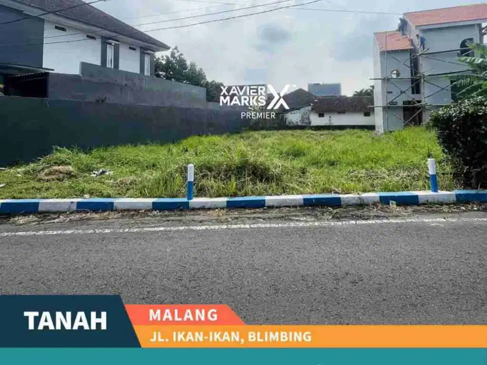 Dijual Tanah Siap Bangun di Jalan Ikan-Ikan, Blimbing Kota Malang