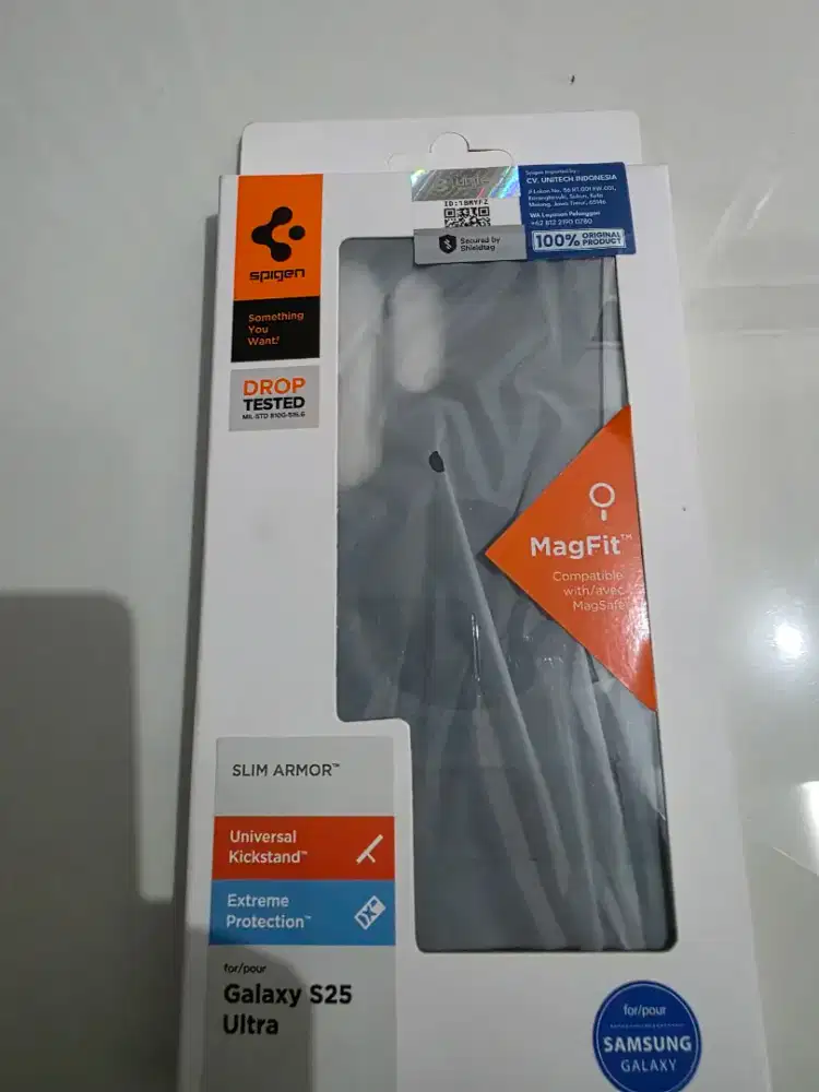 Case Samsung S25 Ultra Spigen Slim Armor MagFit Magnetic Stand