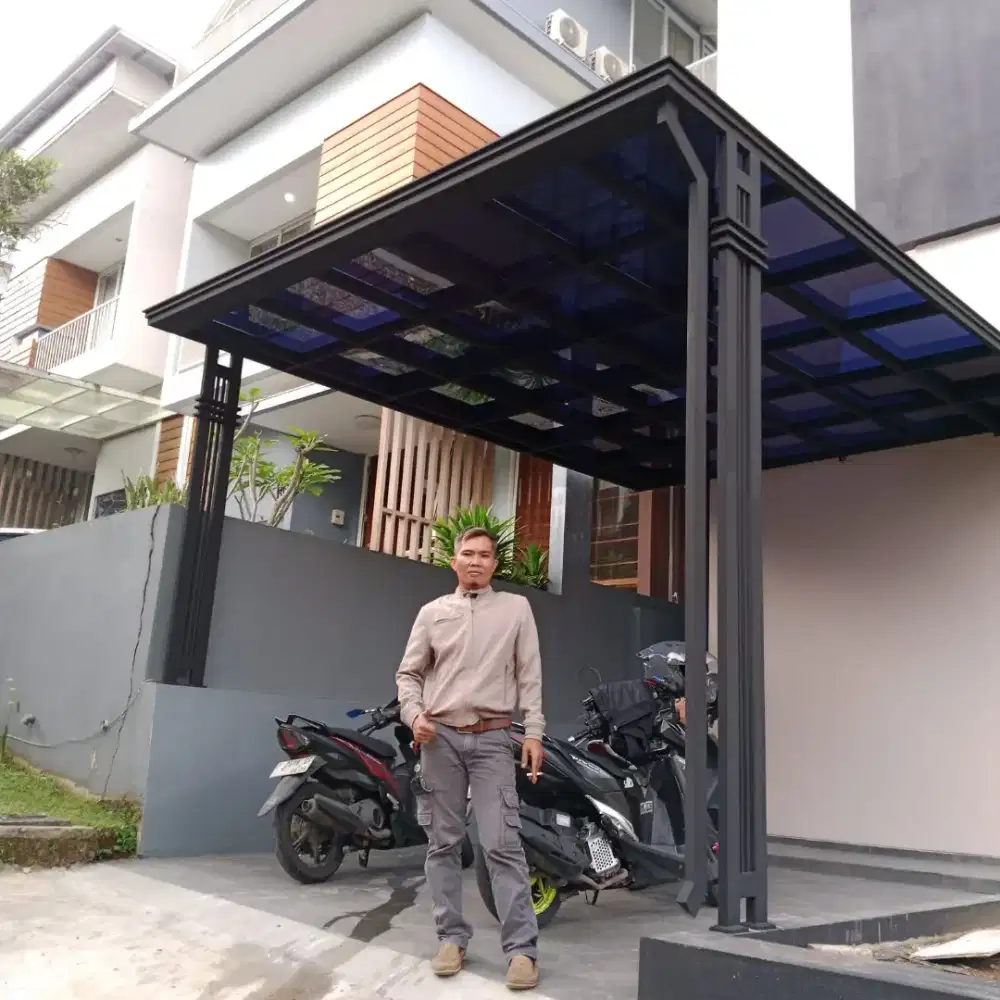 Kanopi atap solarplat