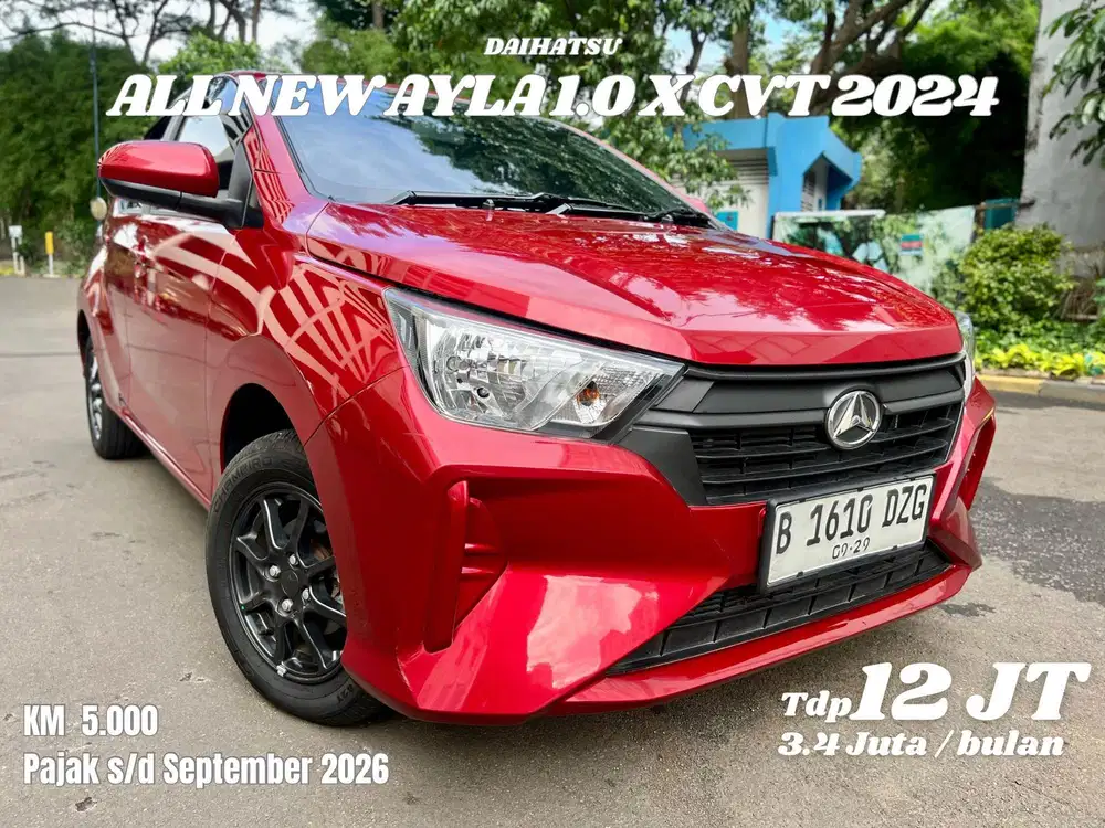 Ayla X at CVT 2024 Tdp12JT Daihatsu sirion brio baleno mazda 2 matic