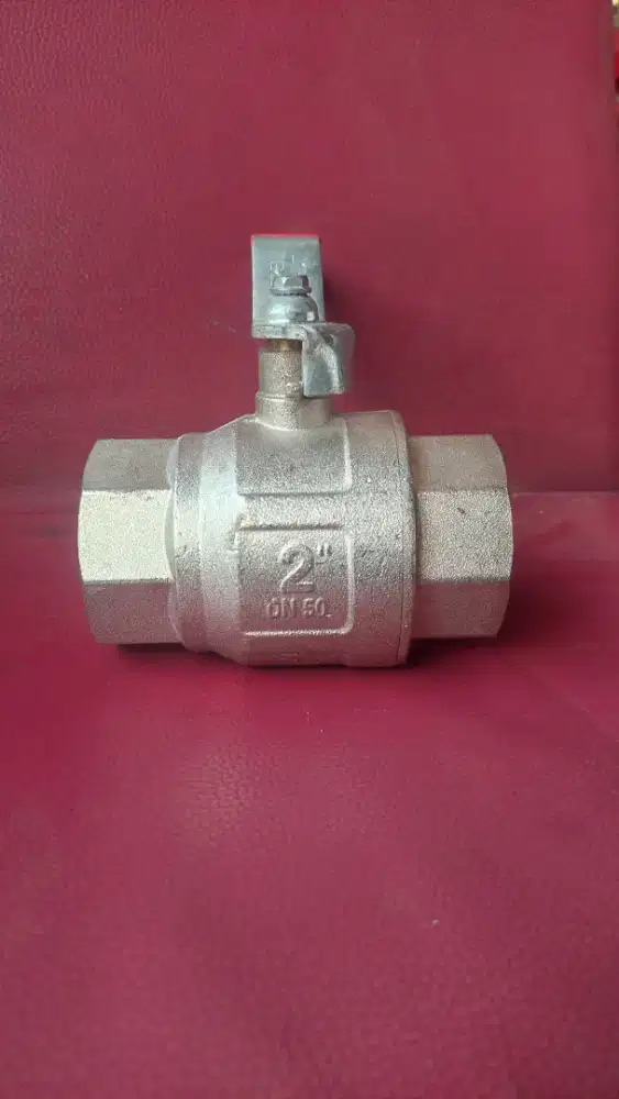BALL VALVE 2 INCH MERK LEGRIS CW617N DN50 PN25 ORIGINAL ITALY