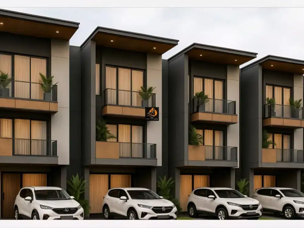 TP23.Rumah Baru 3 Lantai Dalam Townhouse Di Pondok Kelapa Duren Sawit Jakarta Timur