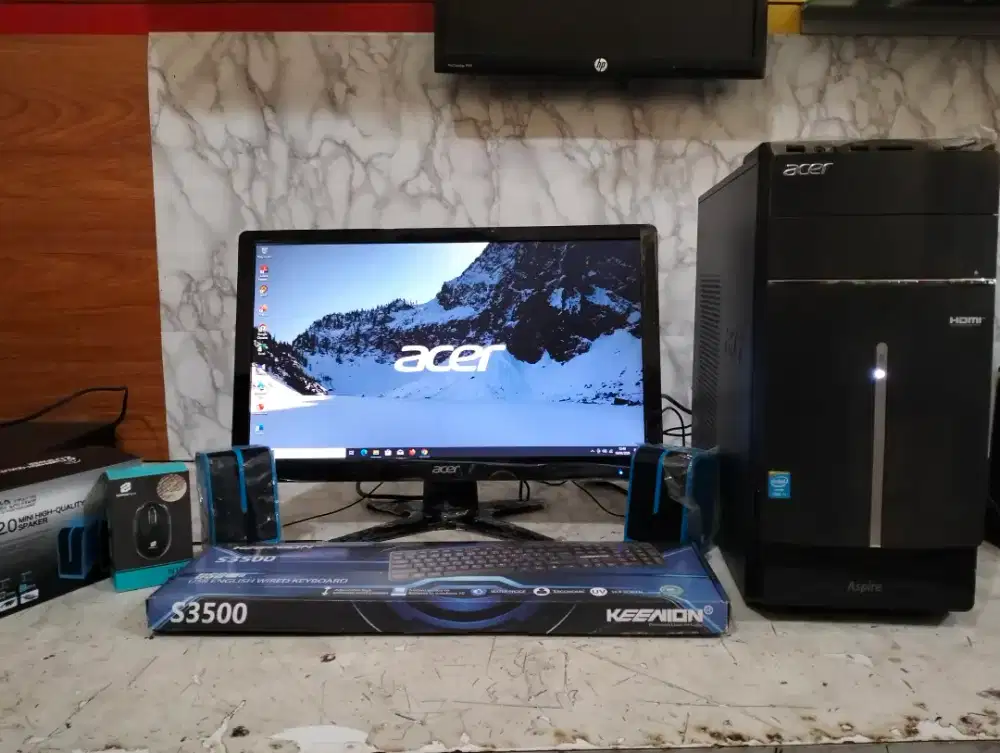 Paket lengkap PC  ACER Intel Core i7